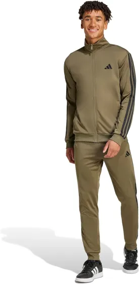 adidas Men's Size Basic 3-Stripes Tricot Track Suit