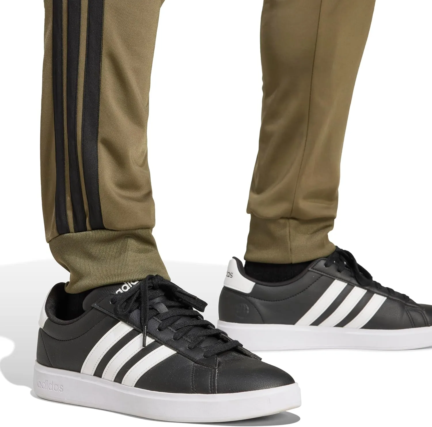 adidas Men's Size Basic 3-Stripes Tricot Track Suit