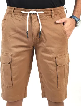 CHARBONNIER Cargo Shorts for Men's Performance Series Extreme Comfort, 100% Cotton