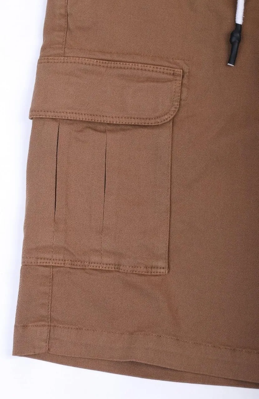 CHARBONNIER Cargo Shorts for Men's Performance Series Extreme Comfort, 100% Cotton