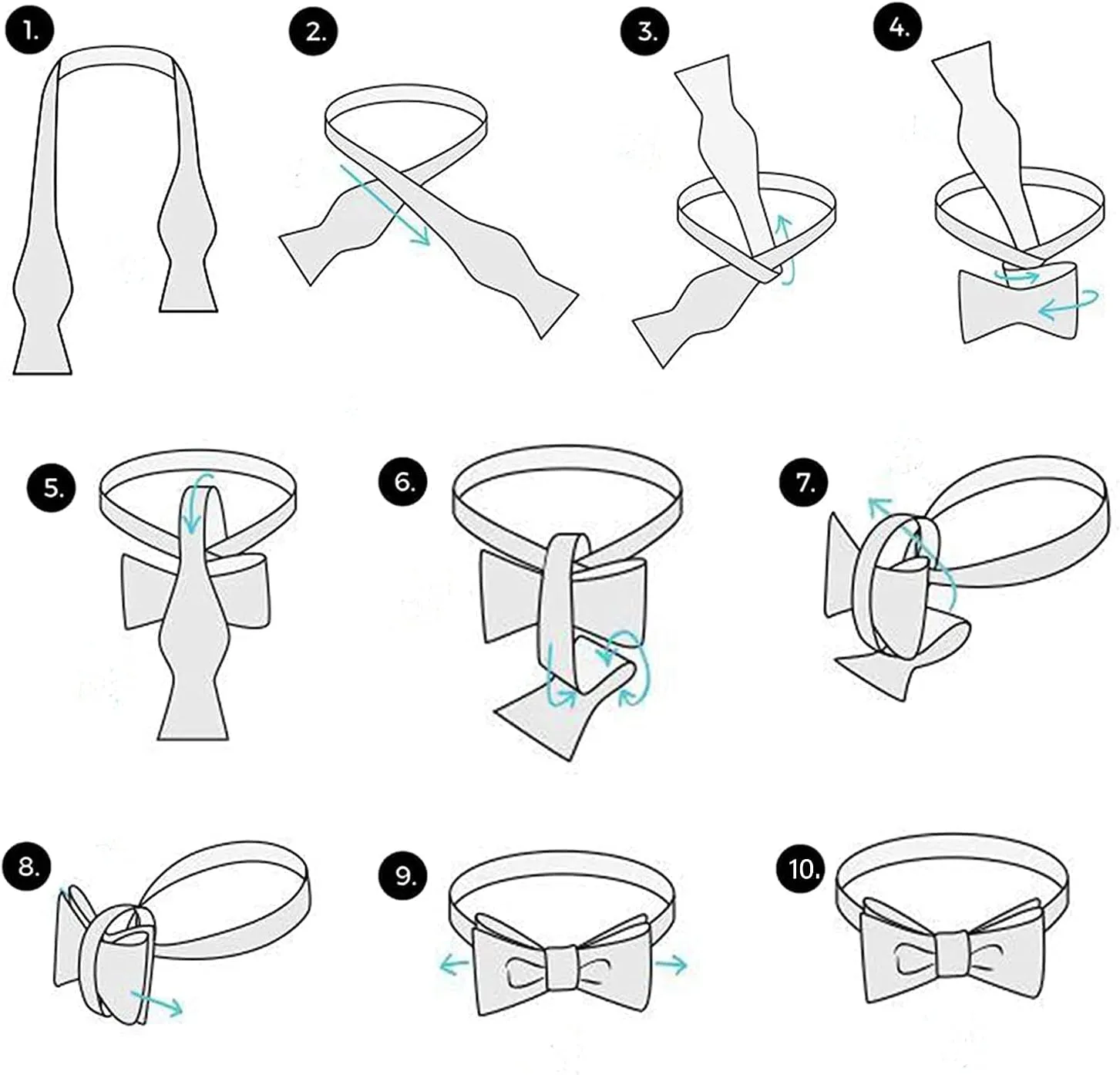 DiBanGu Mens Silk Self Bow Ties,Woven Solid Striped Paisley Bowtie and Pocket Square Cufflinks Set for Men Tuxedo Wedding