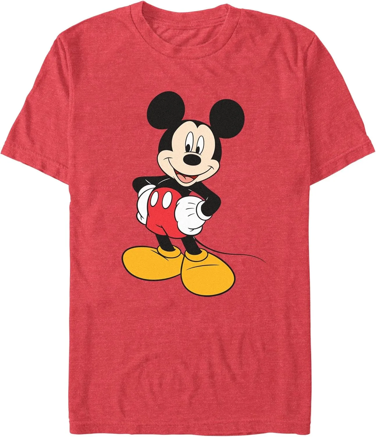 Disney Men's Classic Mickey Mouse Full Size Graphic Short Sleeve T-Shirt
