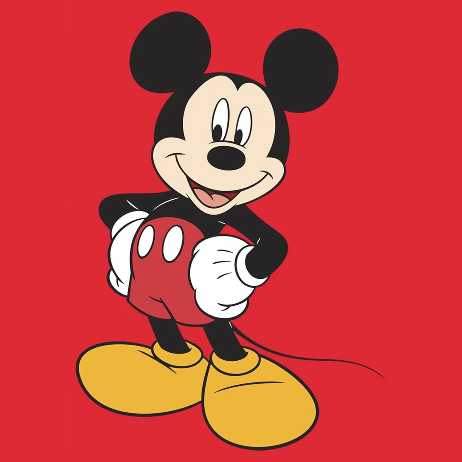 Disney Men's Classic Mickey Mouse Full Size Graphic Short Sleeve T-Shirt