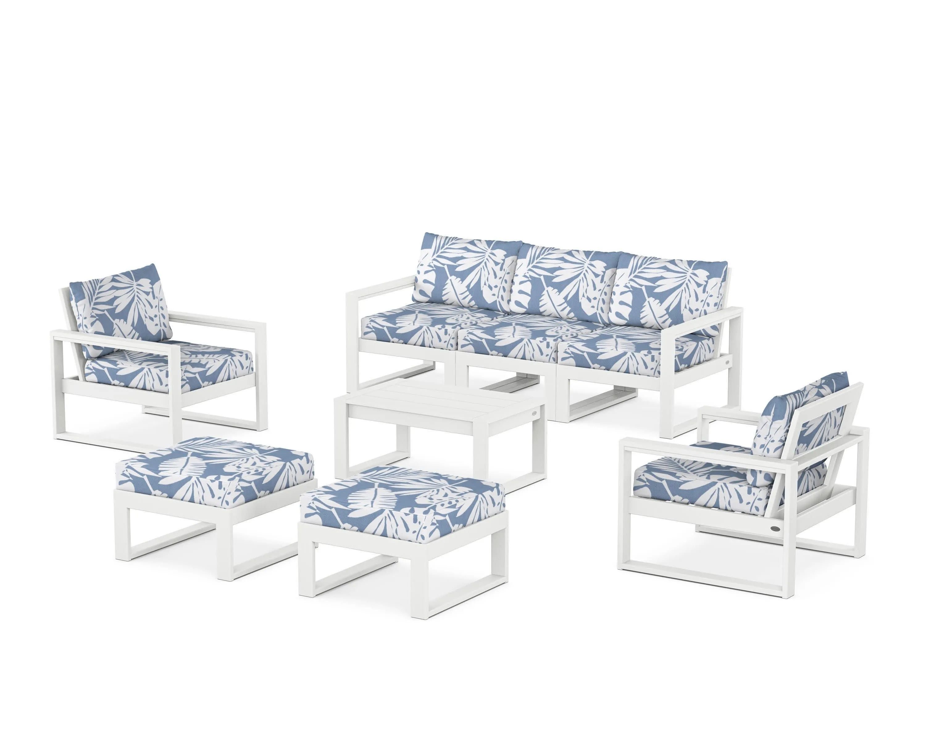 EDGE Sectional 8-Piece Lounge Sofa Set
