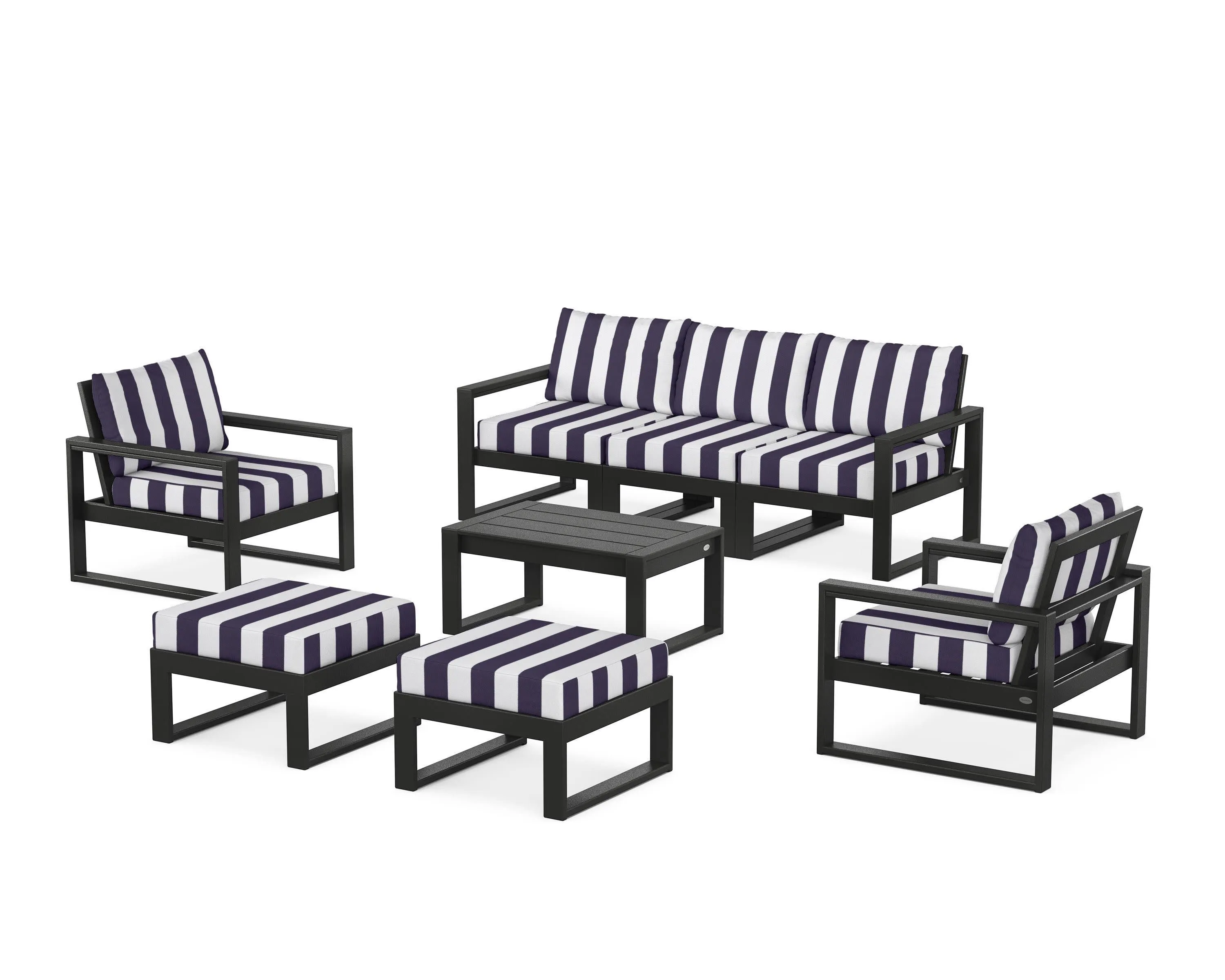 EDGE Sectional 8-Piece Lounge Sofa Set