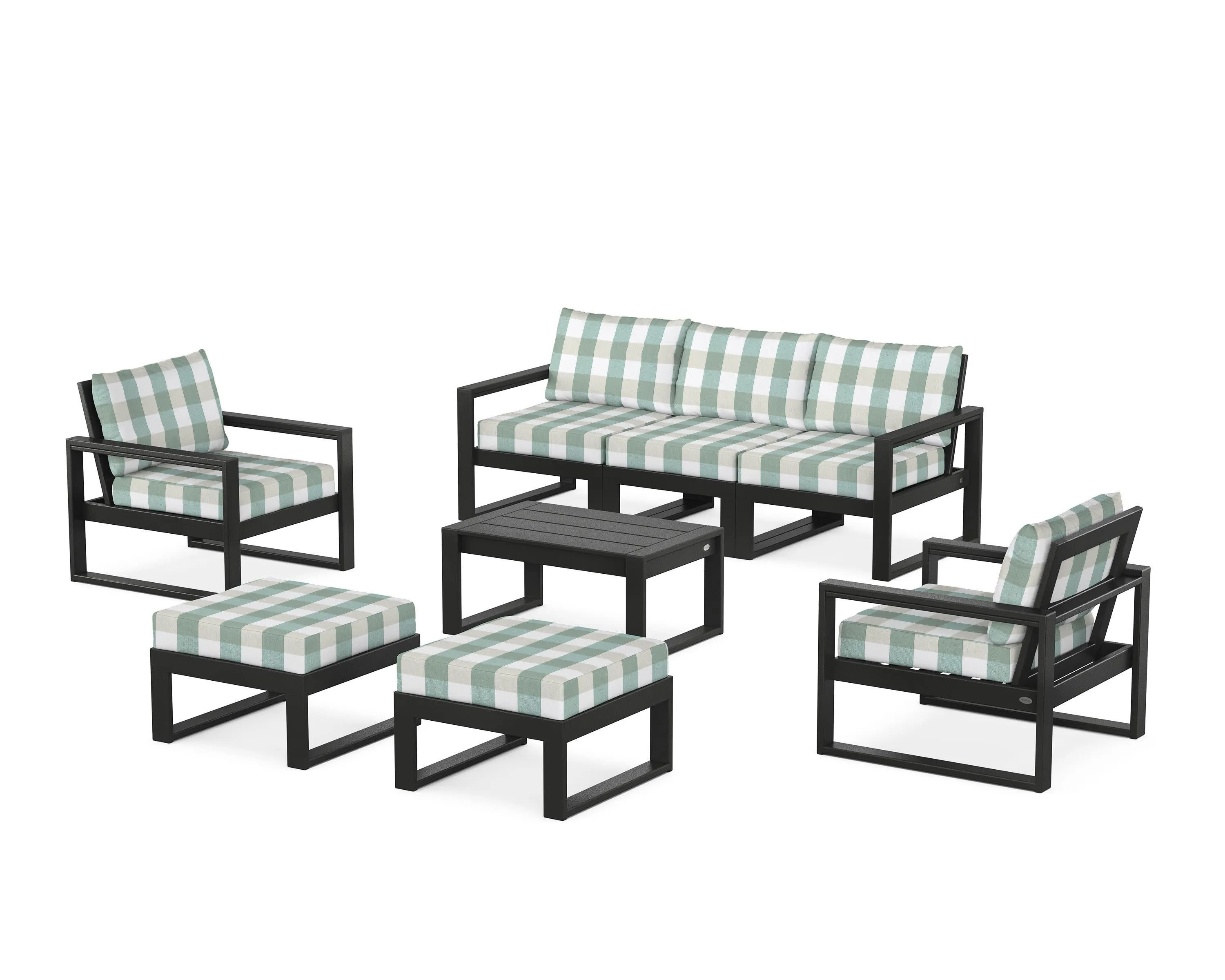 EDGE Sectional 8-Piece Lounge Sofa Set