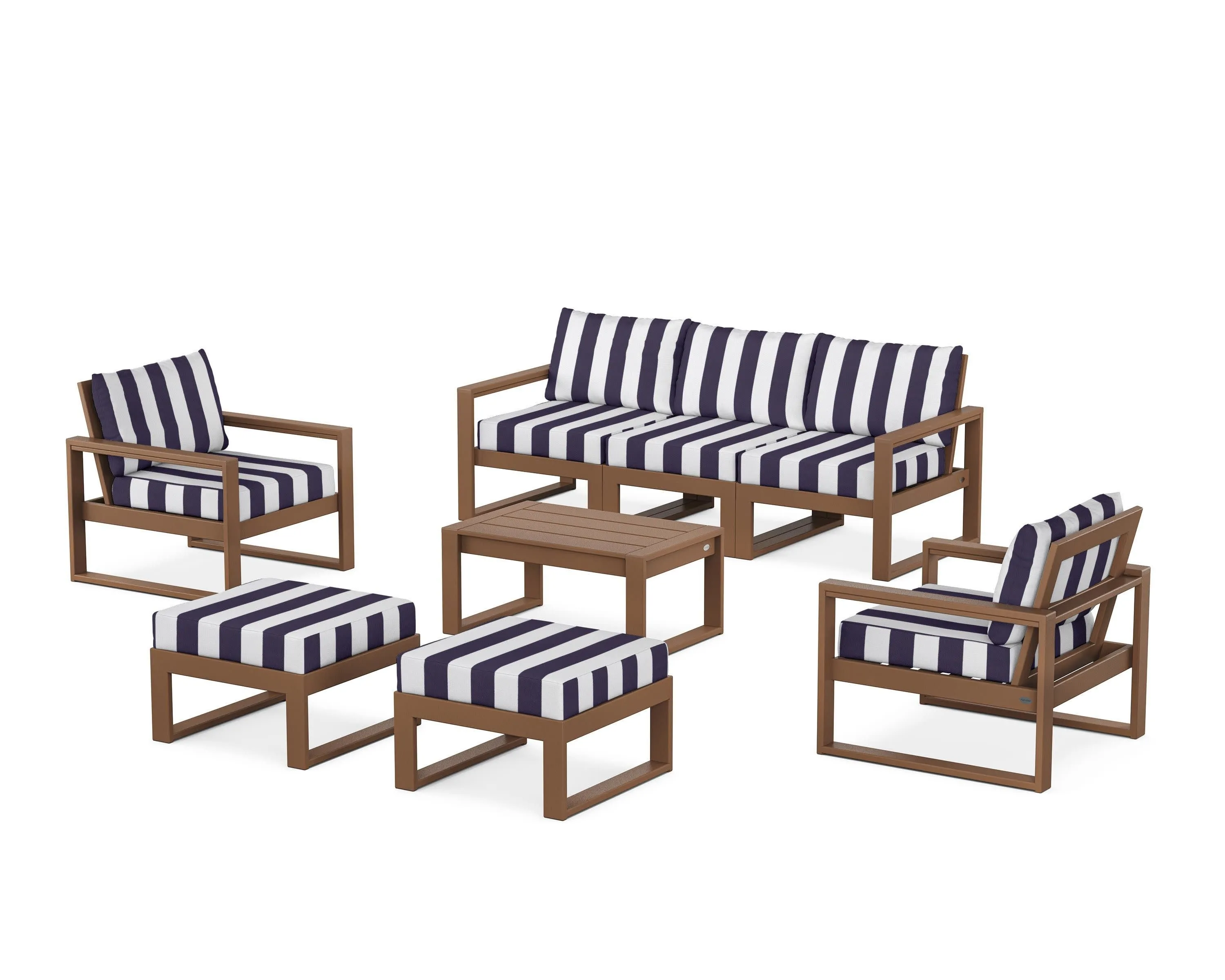 EDGE Sectional 8-Piece Lounge Sofa Set