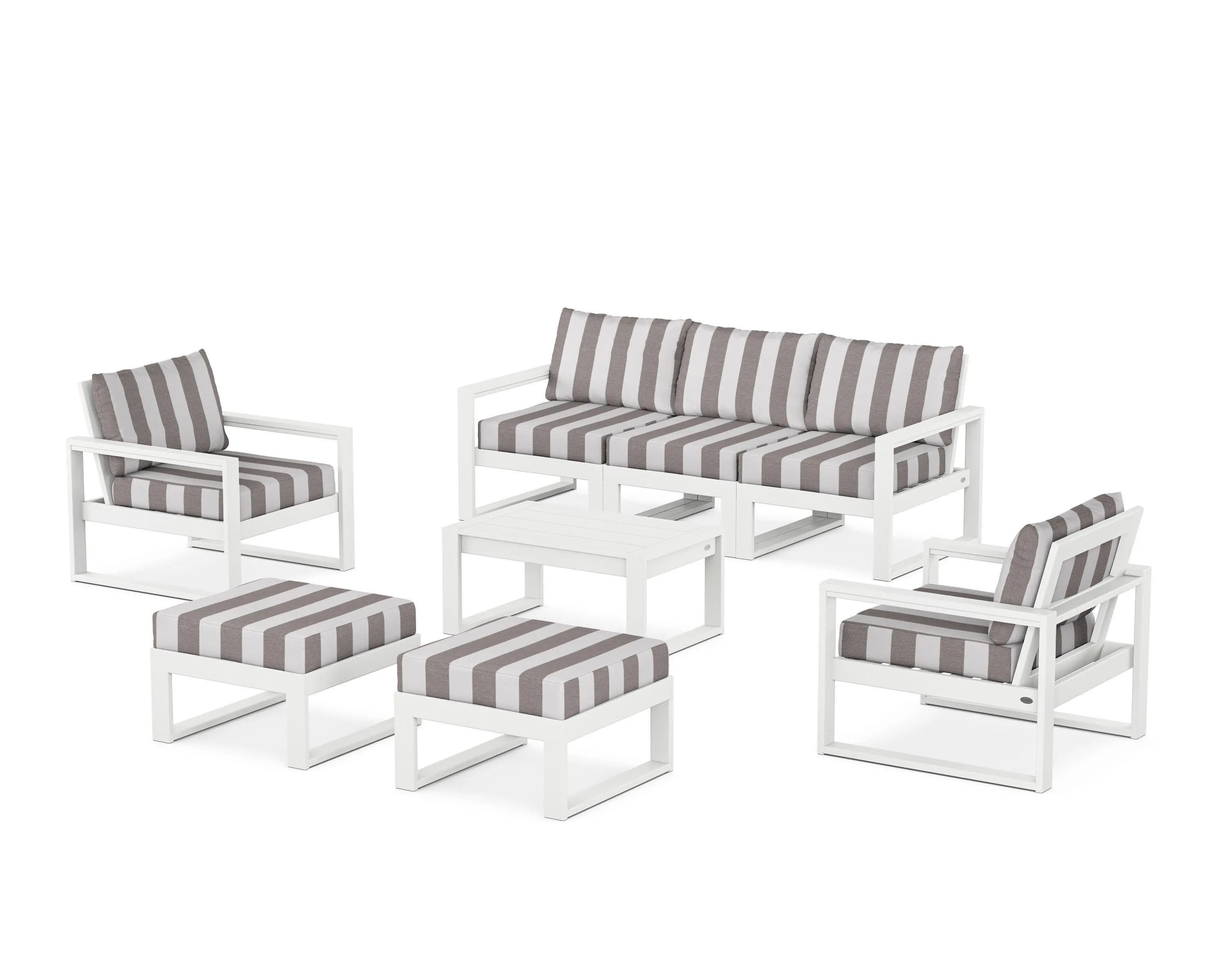 EDGE Sectional 8-Piece Lounge Sofa Set