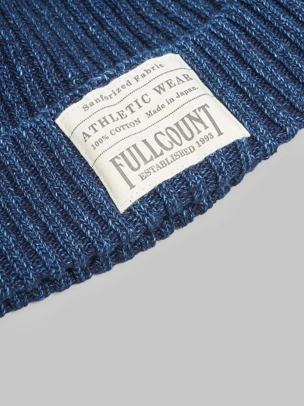 Fullcount 6817 Rib Watch Cap Indigo