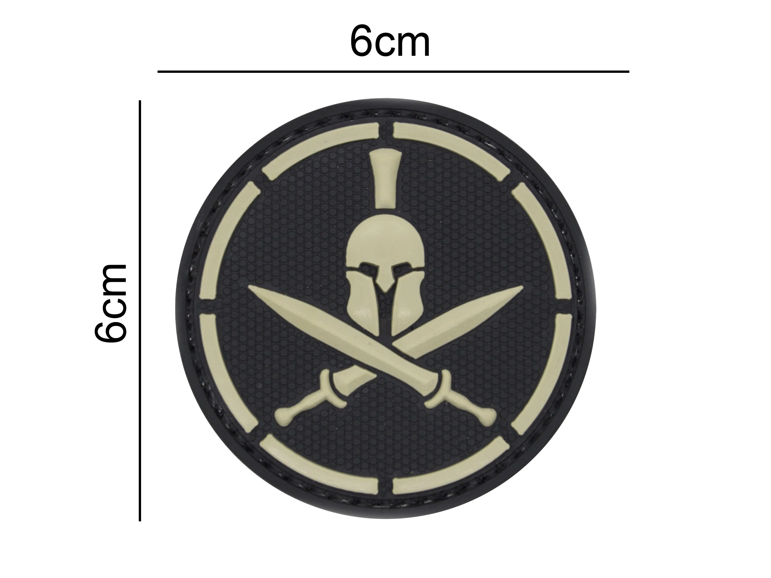 Spartan Swords Patch Black/Gray