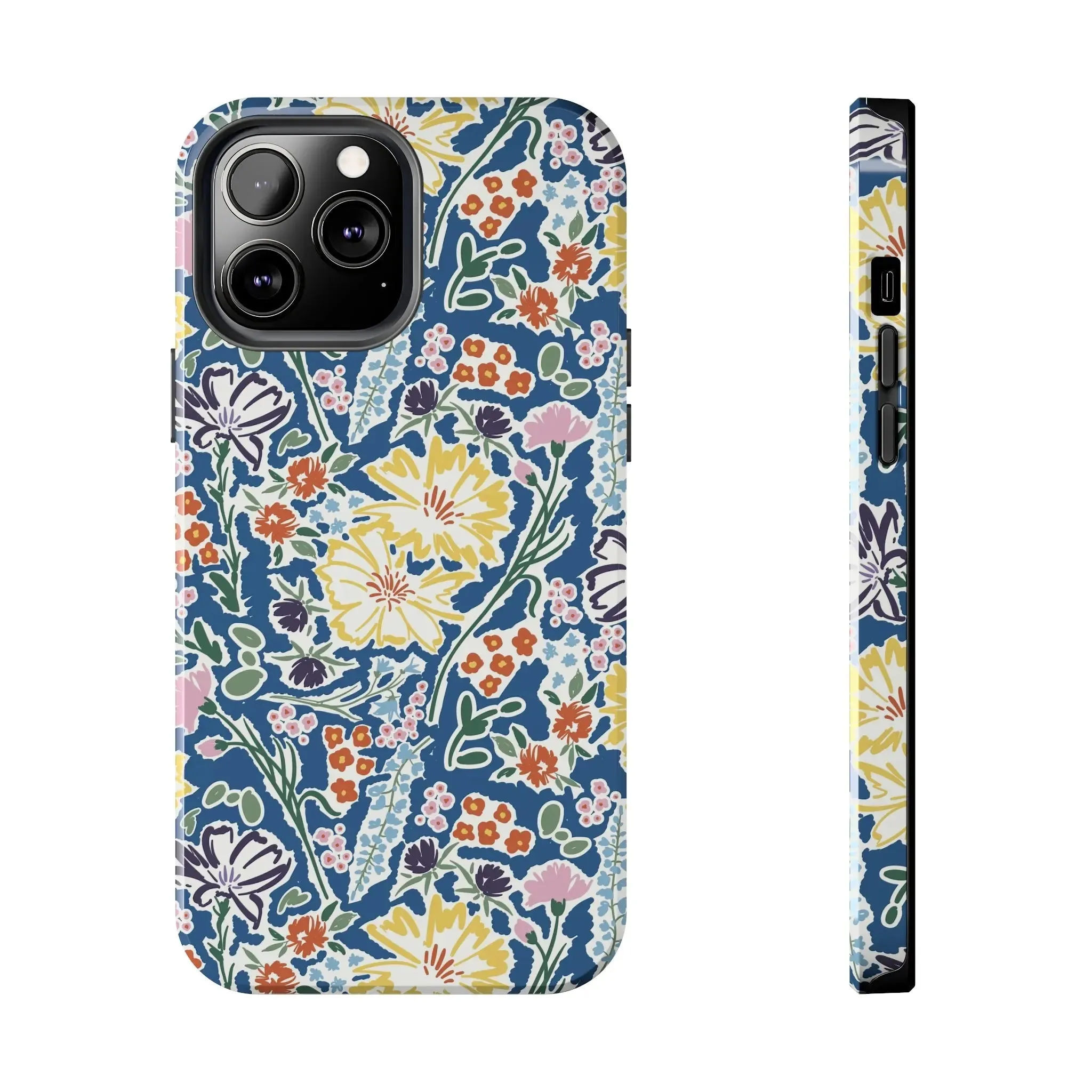 Valley Walks | Navy Flower Case