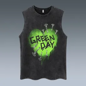 VINTAGE VEST | GREEN DAY